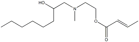 (E)-2-Butenoic acid 2-[N-(2-hydroxyoctyl)-N-methylamino]ethyl ester