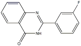 2-(3-Fluorophenyl)-3,4-dihydroquinazoline-4-one Structure