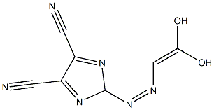 2-[(Z)-[2,2-ジヒドロキシエテニル]アゾ]-2H-イミダゾール-4,5-ジカルボニトリル 化学構造式