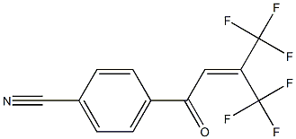 p-[3,3-Bis(trifluoromethyl)propenoyl]benzonitrile