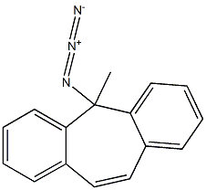 5-Azido-5-methyl-5H-dibenzo[a,d]cycloheptene Structure