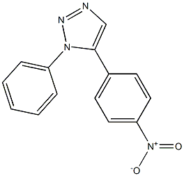 1-(Phenyl)-5-(4-nitrophenyl)-1H-1,2,3-triazole
