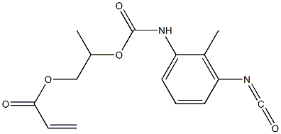 Acrylic acid 2-[(3-isocyanato-2-methylphenyl)carbamoyloxy]propyl ester