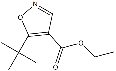 5-tert-Butylisoxazole-4-carboxylic acid ethyl ester Structure