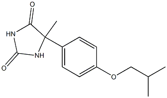 5-[p-(Isobutyloxy)phenyl]-5-methylhydantoin