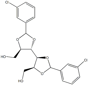 2-O,3-O:4-O,5-O-Bis(3-chlorobenzylidene)-L-glucitol