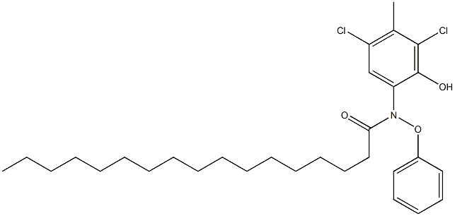2-(2-Pentadecylphenoxyacetylamino)-4,6-dichloro-5-methylphenol