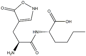 (S)-2-[[(S)-2-Amino-3-[(2,5-dihydro-5-oxoisoxazol)-4-yl]propanoyl]amino]hexanoic acid