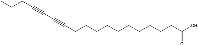 12,14-Octadecadiynoic acid Structure