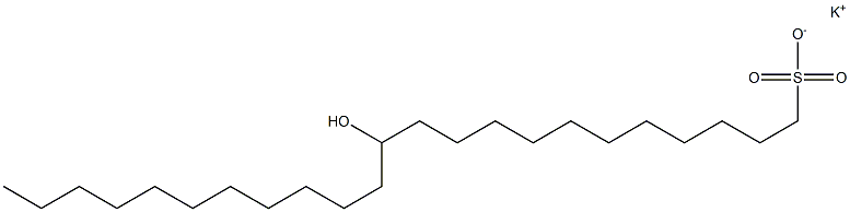 12-Hydroxytricosane-1-sulfonic acid potassium salt|