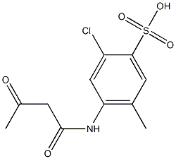 4-(Acetoacetylamino)-2-chloro-5-methylbenzenesulfonic acid