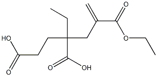 1-Hexene-2,4,6-tricarboxylic acid 2,4-diethyl ester 结构式