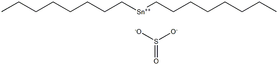 Sulfurous acid dioctyltin(IV) salt