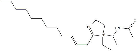 1-[1-(Acetylamino)ethyl]-2-(2-dodecenyl)-1-ethyl-2-imidazoline-1-ium|