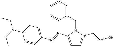  5-[[4-(Diethylamino)phenyl]azo]-2-(2-hydroxyethyl)-1-(phenylmethyl)-1H-pyrazol-2-ium
