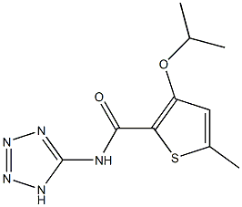  3-Isopropyloxy-5-methyl-N-(1H-tetrazol-5-yl)thiophene-2-carboxamide
