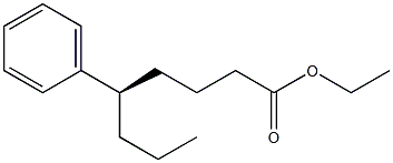 [R,(-)]-5-Phenyloctanoic acid ethyl ester Struktur