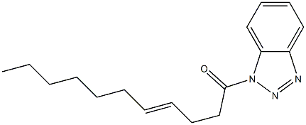 1-(4-ウンデセノイル)-1H-ベンゾトリアゾール 化学構造式