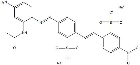 4-(2-Acetylamino-4-aminophenylazo)-4'-nitro-2,2'-stilbenedisulfonic acid disodium salt