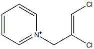 1-(2,3-ジクロロ-2-プロペニル)ピリジニウム 化学構造式