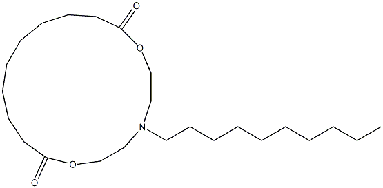 5-Decyl-5-aza-2,8-dioxacyploheptadecane-1,9-dione