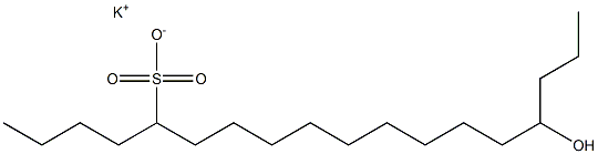 15-Hydroxyoctadecane-5-sulfonic acid potassium salt
