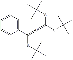 1-Phenyl-1,3,3-tris(tert-butylthio)propadiene