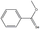 Benzenecarboselenoic acid methyl ester Structure