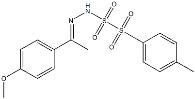 4'-Methoxyacetophenone (tosylsulfonyl)hydrazone|