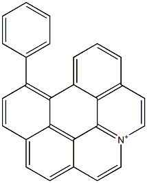 8-Phenyl-2a-azoniabenzo[ghi]perylene Structure