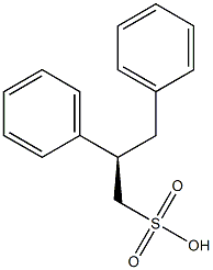 [R,(-)]-2,3-Diphenyl-1-propanesulfonic acid Struktur