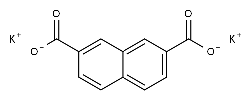 2,7-Naphthalenedicarboxylic acid dipotassium salt Structure