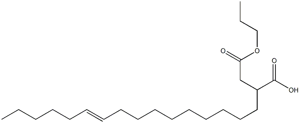 2-(10-Hexadecenyl)succinic acid 1-hydrogen 4-propyl ester 结构式