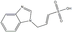 1-(1H-Benzimidazol-1-yl)-2-propene-3-sulfonic acid