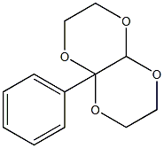 1-Phenyl-2,5,7,10-tetraoxabicyclo[4.4.0]decane Structure