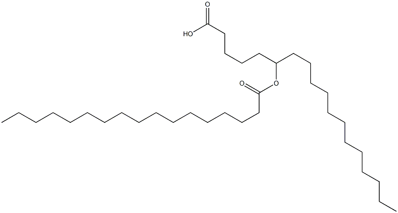 6-Heptadecanoyloxyoctadecanoic acid Structure