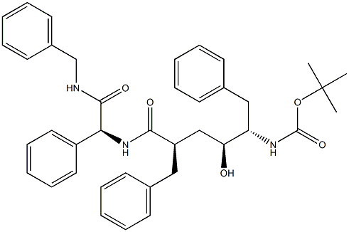 (2S)-2-[[(2R,4S,5S)-5-(tert-Butoxycarbonylamino)-2-benzyl-4-hydroxy-6-phenylhexanoyl]amino]-N-benzyl-2-phenylacetamide