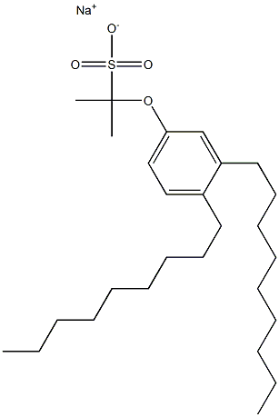 2-(3,4-Dinonylphenoxy)propane-2-sulfonic acid sodium salt