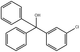 3-Chlorophenyldiphenylmethanol Struktur