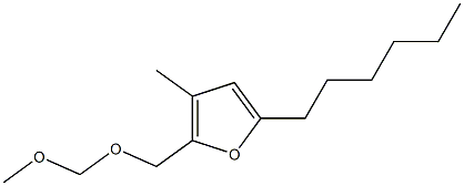 2-[(Methoxymethoxy)methyl]-3-methyl-5-hexylfuran