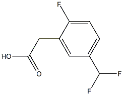 BENZENEACETIC ACID, 5-(DIFLUOROMETHYL)-2-FLUORO-|