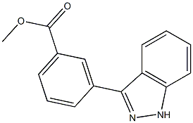 METHYL 3-(1H-INDAZOL-3-YL)BENZOATE Structure