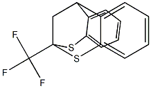 6,12-METHANO-12H-DIBENZO[D,G][1,3]DITHIOCIN, 6-(TRIFLUOROMETHYL)- Struktur