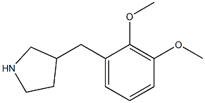 3-[(2,3-DIMETHOXYPHENYL)METHYL]-PYRROLIDINE,,结构式