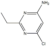 6-氯-2-乙基嘧啶-4-胺 结构式