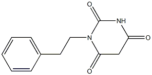 1-Phenethyl-pyrimidine-2,4,6-trione Structure