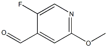5-Fluoro-2-methoxy-4-formylpyridine Structure