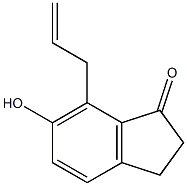 7-Allyl-6-hydroxy-1-indanone Struktur