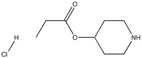 4-Piperidinyl propanoate hydrochloride Structure