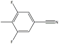 3,5-二氟-4-甲基苯腈 结构式